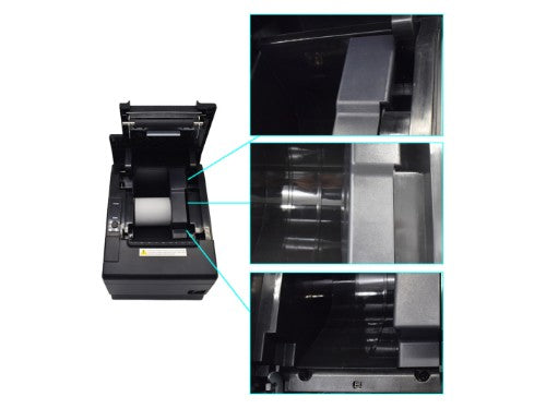 Equip 58/80mm Thermal POS Receipt Printer with Auto Cutter, USB/Ethernet/Serial/Cash Drawer connection