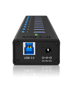 ICY BOX IB-AC6110 USB 3.2 Gen 1 (3.1 Gen 1) Type-B 5000 Mbit/s Black