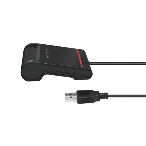 LogiLink CR0047 smart card reader Indoor USB 2.0 Black
