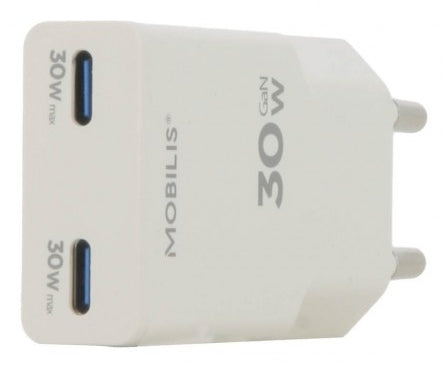 Mobilis 020026 mobile device charger Universal White AC Fast charging Indoor