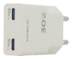 Mobilis 020026 mobile device charger Universal White AC Fast charging Indoor
