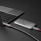 Lindy 0.8m USB 4 Type C Cable, 40Gbps, Anthra Line