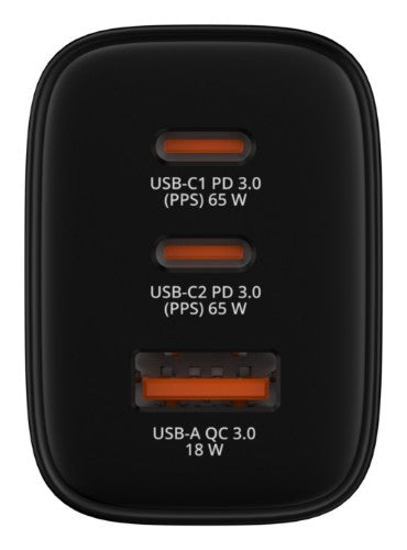 Verbatim Essentials GaN Charger 65W EU plug Black