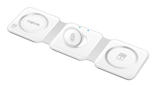 LogiLink PA0344 mobile device charger Universal White USB Wireless charging Fast charging Indoor