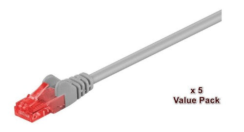 Microconnect V-UTP615VP networking cable Grey 15 m Cat6 U/UTP (UTP) Round