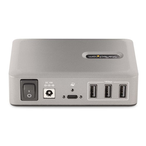 StarTech.com 10-Port USB-C Hub - 8x USB-A/2x USB-C - Self-Powered w/65W Power Supply - USB 3.1 10Gbps - Desktop/Laptop USB Hub w/USB-IF Certified 3ft Locking Cable, USB C Hub - TAA