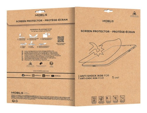 Mobilis 036375 tablet screen protector Clear screen protector Zebra 1 pc(s)