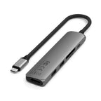 Satechi ST-P6SM interface hub USB Type-C 10000 Mbit/s Grey