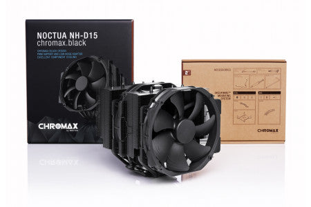Noctua NH-D15 CH.BK computer cooling system Processor Air cooler 14 cm Black
