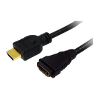 LogiLink HDMI/HDMI, 2.0m HDMI cable 2 m HDMI Type A (Standard) Black