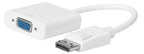 Microconnect DPVGA15CMW video cable adapter 0.15 m VGA (D-Sub) DisplayPort White