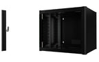Lanview RWM09U56BL rack cabinet 9U Wall mounted rack Black
