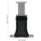 Mobilis U.FIX Active holder Mobile phone/Smartphone, Tablet/UMPC Black