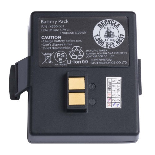 Star Micronics 39569473 printer/scanner spare part/accessory Battery 1 pc(s)