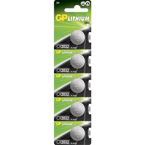 GP Batteries Lithium CR2032 Single-use battery Lithium-Manganese Dioxide (LiMnO2)