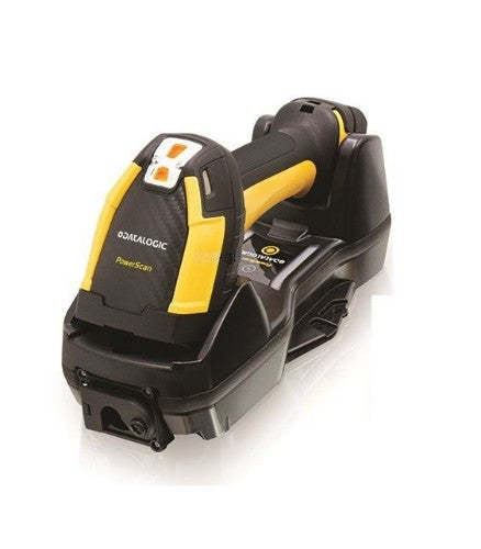 Datalogic PM9600-HP910RBK20 barcode reader Handheld bar code reader 1D/2D Laser Black, Yellow
