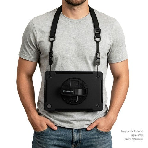eSTUFF Shoulder Strap for OHIO and DALLAS Defender Case Black