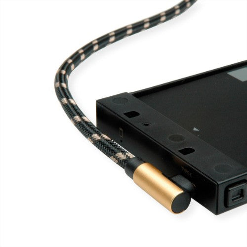 ROLINE 11.02.9062 USB cable USB 2.0 3 m USB A USB C Black, Gold