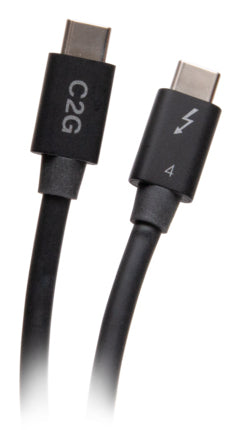 C2G 2.6ft (0.8m) ThunderboltTM 4 USB-C® Cable (40Gbps)