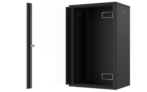 Lanview RWF20U45BL rack cabinet 20U Wall mounted rack Black