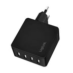 LogiLink PA0336 mobile device charger Universal Black AC Fast charging Indoor