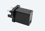 Capture CA-MTAC-18W-UK mobile device charger Mobile computer Black Fast charging Indoor