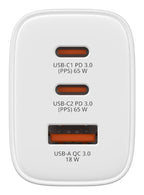 Verbatim Essentials GaN Charger 65W EU plug White