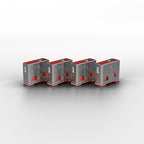 Lindy USB Port Blocker - Pack of 4, Colour Code: Pink