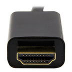 StarTech.com 6.6ft (2m) Mini DisplayPort to HDMI Cable - 4K 30Hz Video - mDP to HDMI Adapter Cable - Mini DP or Thunderbolt 1/2 Mac/PC to HDMI Monitor/Display - mDP to HDMI Converter Cord