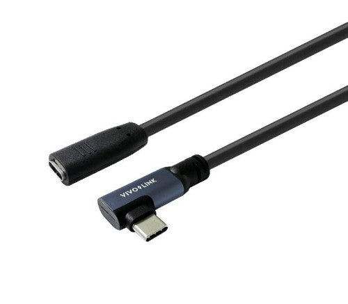 Vivolink PROUSBCMF0.3A USB cable USB 3.2 Gen 2 (3.1 Gen 2) 0.3 m USB C Black