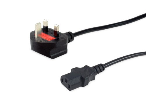Equip UK Power Cord, C13 to BS1363, 10m, 10A Fuse