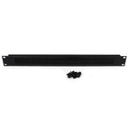 StarTech.com 1U High-density Brush Strip Cable Management Panel, Sturdy Steel Horizontal Data Centre Cable Organizer