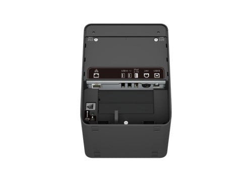Epson TM-L100 (121A0): USB, Ethernet, Sync & Charge, Bluetooth, Linerfree, PS, UK, Black