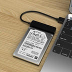 CoreParts MSUB3306 storage drive enclosure HDD/SSD enclosure Black