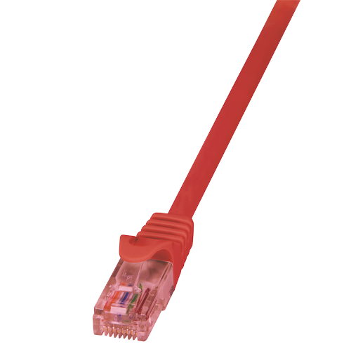 LogiLink 0.25m Cat.6 U/UTP networking cable Red Cat6 U/UTP (UTP)