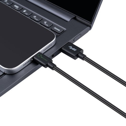 Microconnect ECO-USB3.2CA05 USB cable USB 3.2 Gen 2 (3.1 Gen 2) 0.5 m USB A USB C Black
