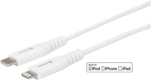 eSTUFF USB-C Lightning Cable MFI 2m White