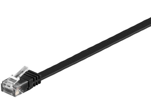 Microconnect V-UTP602S-FLAT networking cable Black 2 m Cat6 U/UTP (UTP)