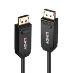 Lindy 15m Fibre Optic Hybrid DP 2.0 UHBR10 Cable