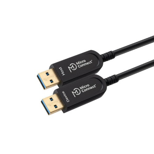 Microconnect USB3.0AA10BOP USB cable USB 3.2 Gen 1 (3.1 Gen 1) 10 m USB A Black