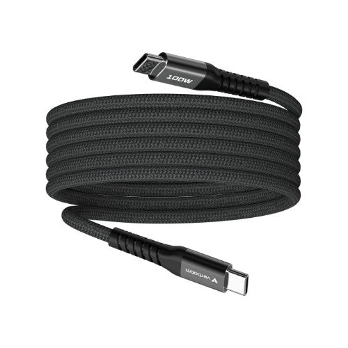 Verbatim Sync & Charge Magnetic Cable - 100W USB-C to USB-C 120 cm Black
