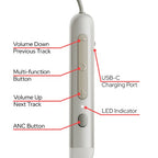 Verbatim TruSound ANC Neckband Earbuds Grey