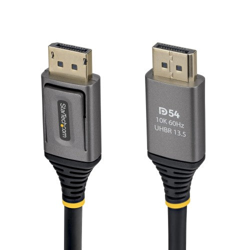 StarTech.com 2m DisplayPort 2.1 Cable, VESA Certified DP54 DisplayPort Cable, Uncompressed 8K 60Hz, 10K 60Hz/8K 144Hz/4K 240Hz w/DSC 1.2a, DP 2.1 Monitor Cord