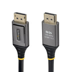 StarTech.com 2m DisplayPort 2.1 Cable, VESA Certified DP54 DisplayPort Cable, Uncompressed 8K 60Hz, 10K 60Hz/8K 144Hz/4K 240Hz w/DSC 1.2a, DP 2.1 Monitor Cord