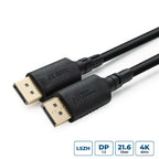Microconnect MC-DP-MMG-200LSZH DisplayPort cable 2 m Black