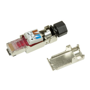 LogiLink MP0040 wire connector RJ-45 Black, Metallic