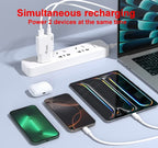 Equip 2-Port 20W GaN Slim USB PD Charger, USB-C x1, USB-A x1