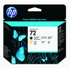 HP C9384A/72 Printhead black matt + yellow for HP DesignJet T 1100/1200/1300/620