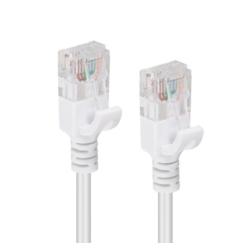 Microconnect V-UTP6A10W-SLIM networking cable White 10 m Cat6a U/UTP (UTP)