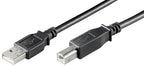 Microconnect USBAB3B-LSZH USB cable USB 2.0 3 m USB A USB B Black